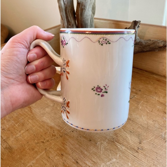 Amazing VERY RARE Vintage Oversized French Limoges Nautical Ship Mug - Picture 9 of 11